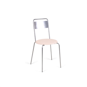 Frama Petit Rond -ruokatuoli, Ruostumaton Teräs/nahka