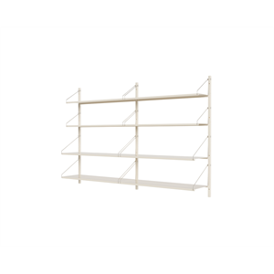 Frama Shelf Library -kaksoishylly 108,4x80 cm Lämmin Valkoinen