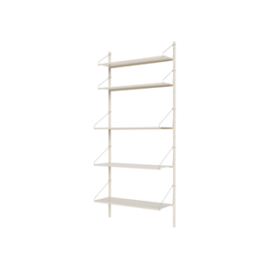 Frama Shelf Library -kirjahylly, Yksiosainen, 185,2 x 80 Cm, Lämmin Valkoinen