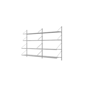 Frama Shelf Library -hyllystö, Kaksiosainen, 108,4x80, Ruostumaton Teräs
