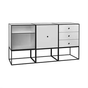 Audo Frame 49 Trio Chest of Drawers Light Gray