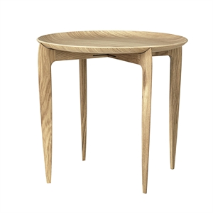 Fritz Hansen Tray Coffee Table Oak Ø45