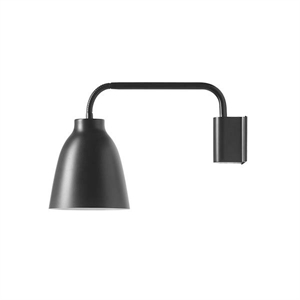 Fritz Hansen Caravaggio Read HSP Wall Lamp Black