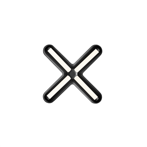 Loom Design Fuzz -seinävalaisin, musta