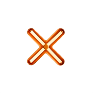 Loom Design Fuzz -seinävalaisin musta/oranssi