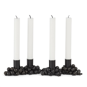 Gejst Molekyl Candlestick 4 Black