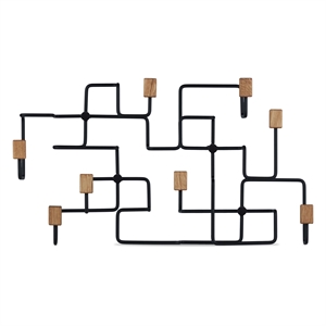 Gejst Underground Coat Rack Oak/Black