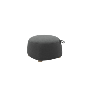 Northern Gem Pouf Brusvik Dark Grey