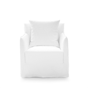 Gervasoni Ghost 05 Armchair Lino Bianco