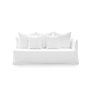 Gervasoni Ghost 21 R Module Sofa Lino Bianco