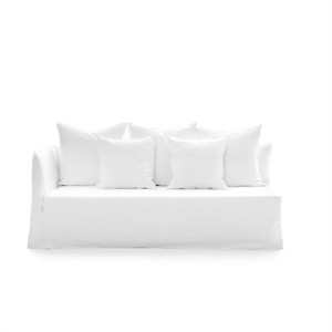 Gervasoni Ghost 21 L Module Sofa Lino Bianco