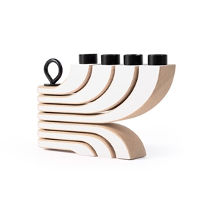Design House Stockholm Nordic Light 4-haarainen kynttilänjalka, valkoinen