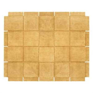 Design House Stockholm Basket -matto 245x300 Keltainen Okra