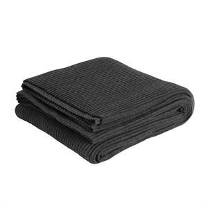 Design House Stockholm Pleece-matto 140x160 Tummanharmaa