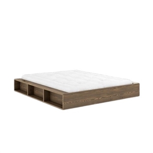 Karup Ziggy -sängynrunko 160x200, Johanneksenleipäpuunruskea