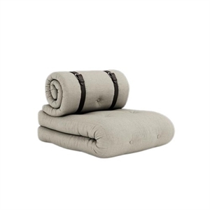 Karup Buckle-Kiinnitysnojatuoli Patjalla Ja Vyöllä 914 Pellava/Ruskea