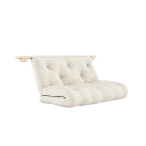 Karup Koukkupatja Kiinnikkeillä 135x200 Pellava/Raaka