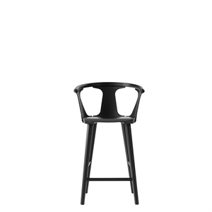 &Tradition In Between SK7 Barstool Black Lacquered Oak