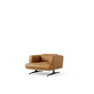 &Tradition Inland AV21 Armchair Cognac Leather/ Black