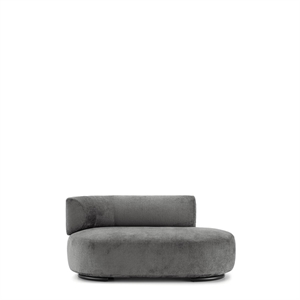 Kartell K-Wait Dormeuse Sofa Left Gray