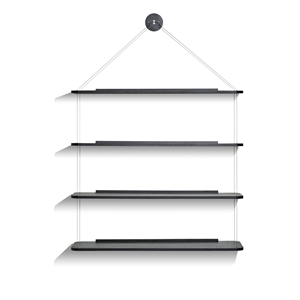 Karakter Libreria Pensile Shelf Black Stained Oak