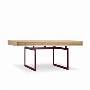 Karakter Office Desk Oak/ Red