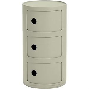 Kartell Componibili 3 Cabinet Special Edition Matte Green