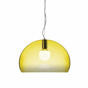 Kartell FL/Y Pendant Yellow Medium