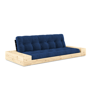 Karup Design Base Vuodesohva Sivulaatikolla Ja 5-kerroksisella Patjalla Black Night/Royal Blue