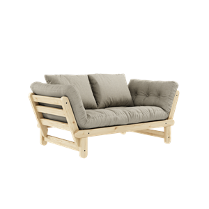 Karup Design Beat Sofa M. Mattress 914 Linen/Clear Lacquer