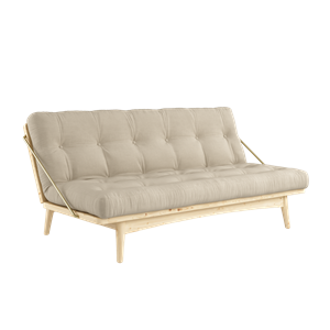 Karup Folk Sohva Kirkas Lakattu Pine/747 Beige