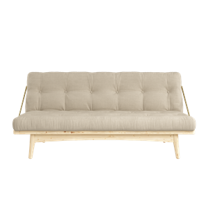 Karup Design Folk Sofa M. 5-Layer Mattress 747 Beige/ Clear Lacquered