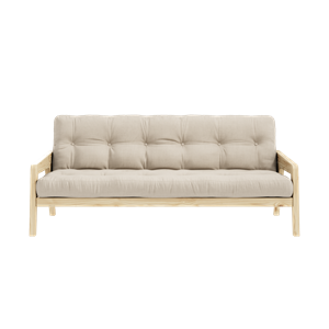 Karup Design Grab Sofa M. 5-kerroksinen patja 747 beige/kirkas lakattu