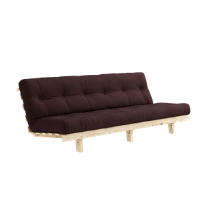 Karup Design Lean Sofa Sofa With Alpha Mattress 130x200 Brown/ Raw