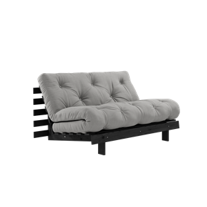 Karup Design Roots Sofa Bed With Roots Mattress 140x200 Gray/Black Lacquered