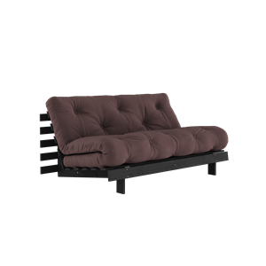 Karup Design Roots Sofa Bed With Roots Mattress 160x200 Brown/ Black Lacquered