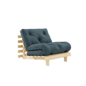 Karup Design Roots Vuodesohva patjalla 90x200 757 Petrol Blue/Pine