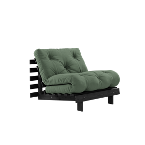 Karup Design Roots Vuodesohva Patjalla 90x200 Black Night/Olive Green