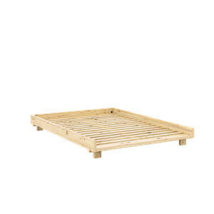 Karup Design Social Bed Frame 140x200 Clear Lacquered