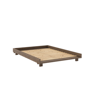 Karup Design Social -sängynrunko 140x200, Johanneksenleipäpuunruskea