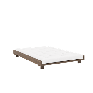 Karup Social -sängynrunko 140x200, johanneksenleipäpuunruskea