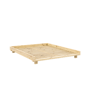 Karup Design Social Bed Frame 160x200 Clear Lacquered