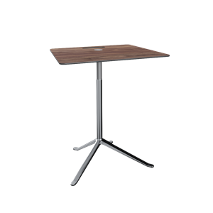 Fritz Hansen Little Friend KS13 -sivupöytä, Säädettävä Korkeus, Pähkinäpuu/kiillotettu Alumiini