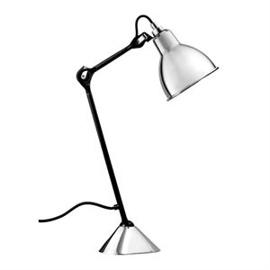 Lampe Gras N205 Table Lamp Mat Black & Chrome