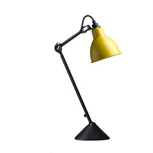 Lampe Gras N205 Table Lamp Mat Black & Mat Yellow