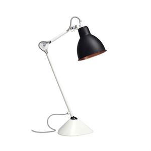 Lampe Gras N205 Table Lamp White & Mat Black & Copper