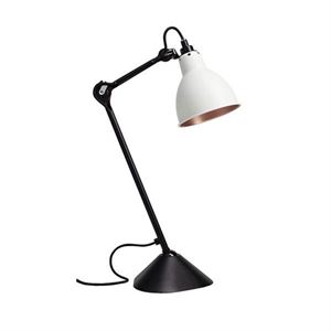 Lampe Gras N205 Table Lamp Mat Black & White & Copper