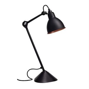 Lampe Gras N205 Table Lamp Mat Black & Mat Black/copper