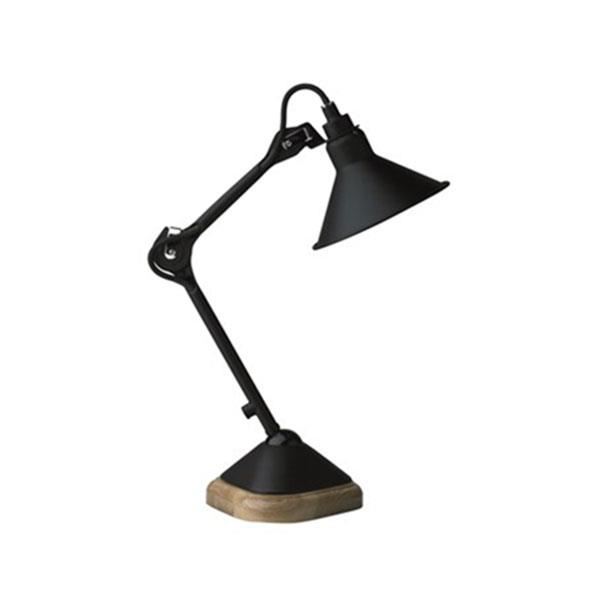 Lampe Gras N207 Table Lamp Mat Black Frame & Optional Colour of Shade