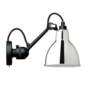 Lampe Gras N304 Seinävalaisin Matt Black & Chrome On/Off
